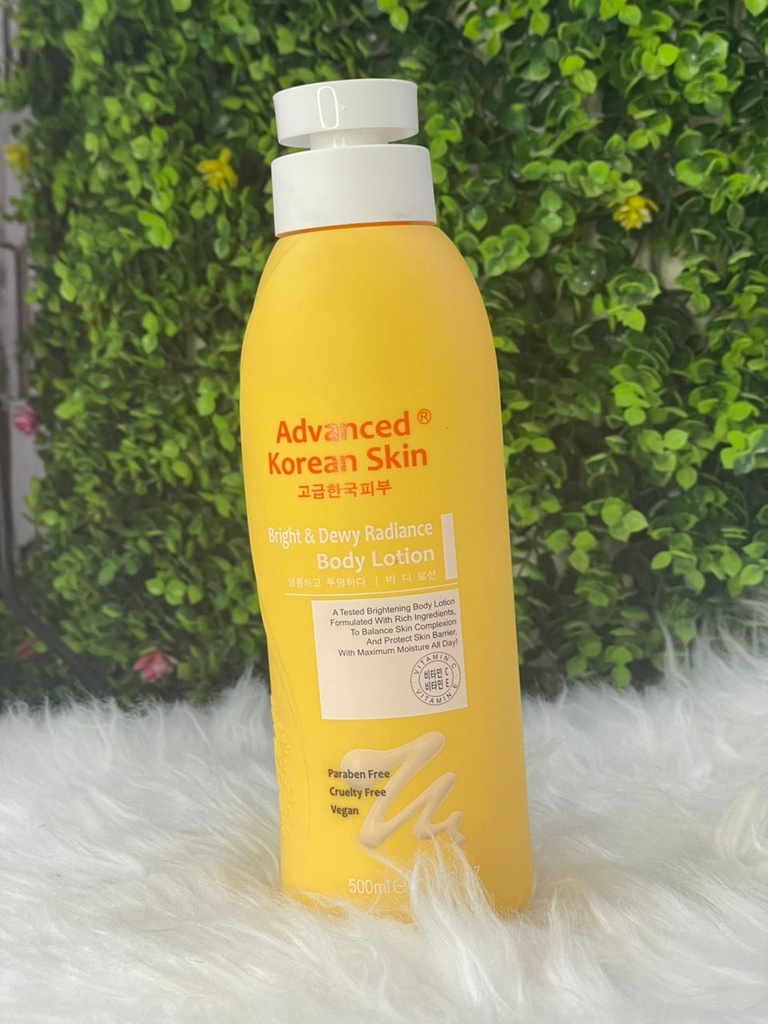 ADVANCE KOREAN BODY Bright & Smooth body Lotion 500ml