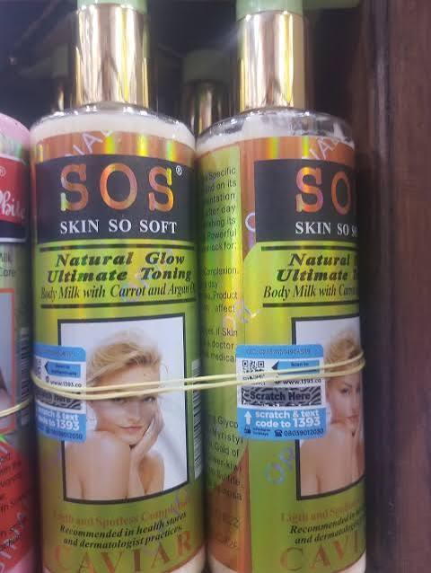 SOS SKIN SO SOFT BODY BODY MILK CARROT AND ARGAN OIL