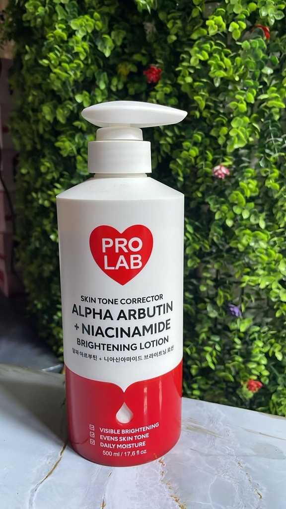 PROLAB ALPHA ARBUTIN+NIACINAMIDE BRIGHTENING LOTION 500ml