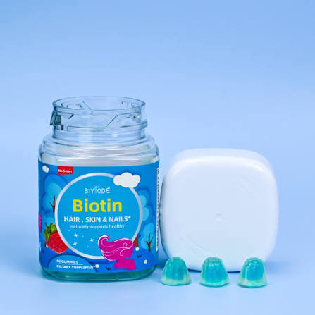 BIY ODE BIOTIN HAIR, SKIN & NAILS GUMMIES