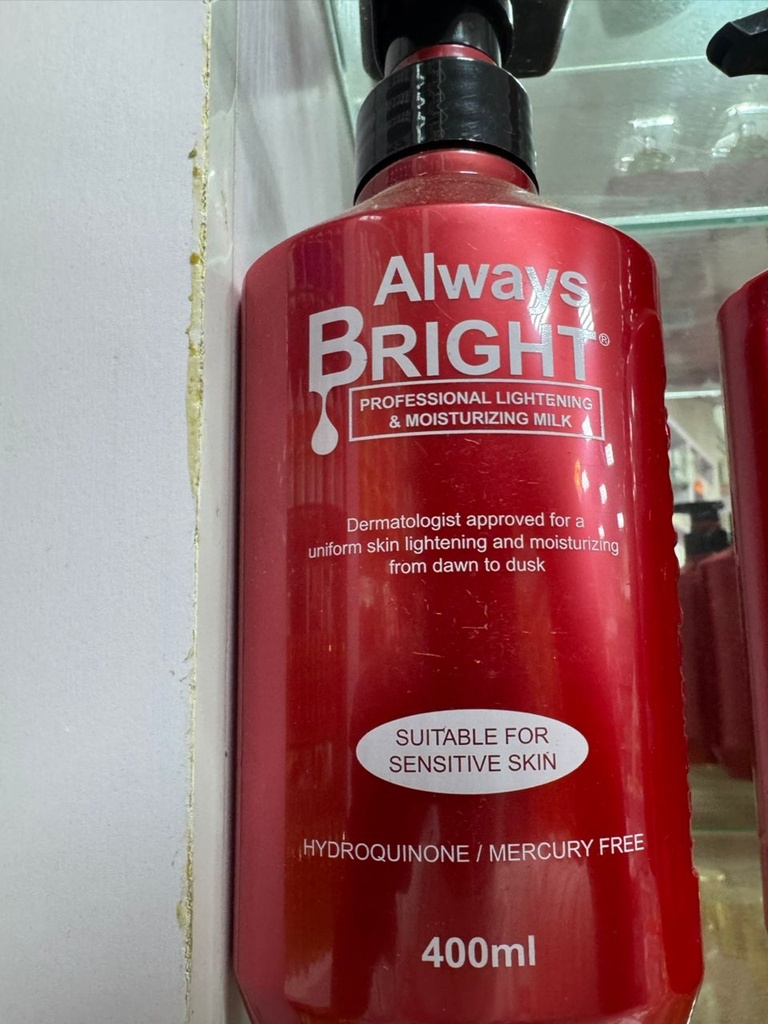 ALWAYS BRIGHT  RED LOTION 400ml