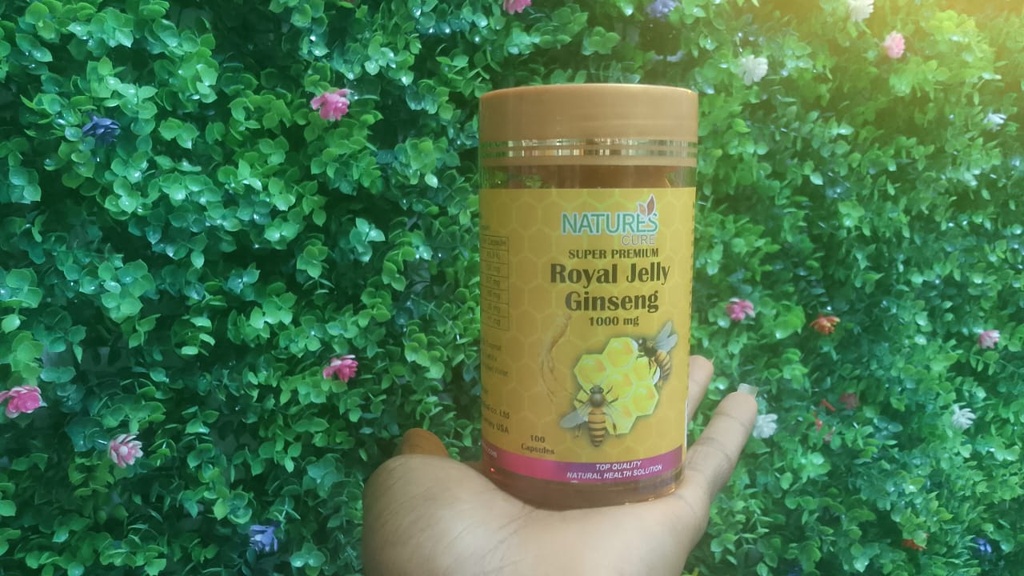 NATURES CURE SUPER PREMIUM ROYAL JELLY GINSENG 1000mg