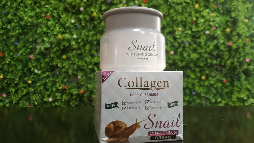 COLLAGEN DEEP CLEANSING SNAIL WHITENING CREAM 80g