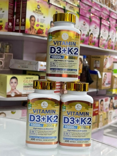 [40076] DUOZI VITAMIN D3+K2 10000iu 200mcg