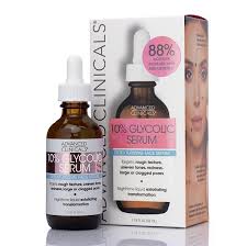 [3412] ADVANCED CLINICALS 10% GLYCOLIC + LACTIC ACID SERUM 52ml