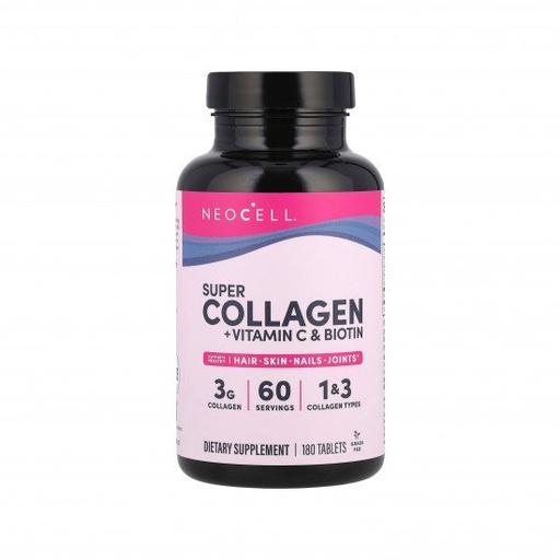 SUPER COLLAGEN  + VITAMIN C & BIOTIN 60 CAPSULES