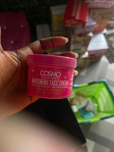 [0931] COSMO GLOW WHITE WHITENEING FACE CREAM  NIACINAMIDE & HYALURONIC ACID 125ml