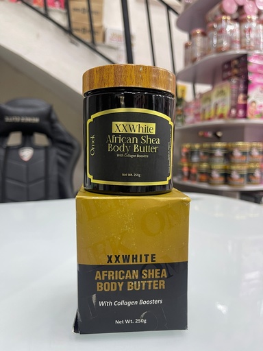 XX WHITE AFRICAN SHEA BODY BUTTER 250g