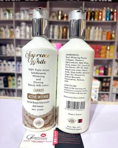 SUPREME WHITE CARROT LOTION 450ml
