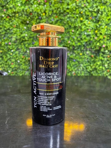 DIAMOND DRIP HALFCAST LIOCORICE ACNE & TOUCH SPOT LOTION 500ml