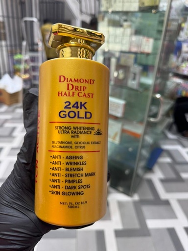 DIAMOND DRIP HALFCAST 24K GOLD LOTION 500ml