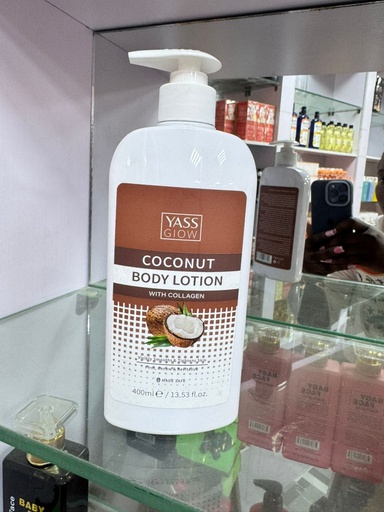 [3887] YASS GLOW COCONUT BODY LOTION 400ml