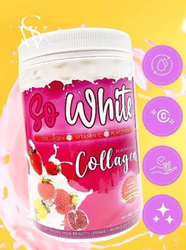 SO WHITE COLLAGEN + VIT. C PLACENTA 500g