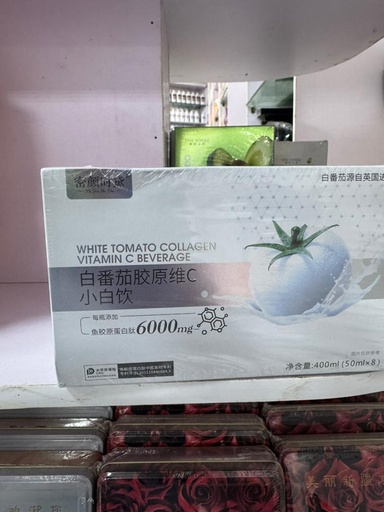 [5556] WHITE TOMATO COLLAGEN VITAMIN C BEVERAGE 50ml