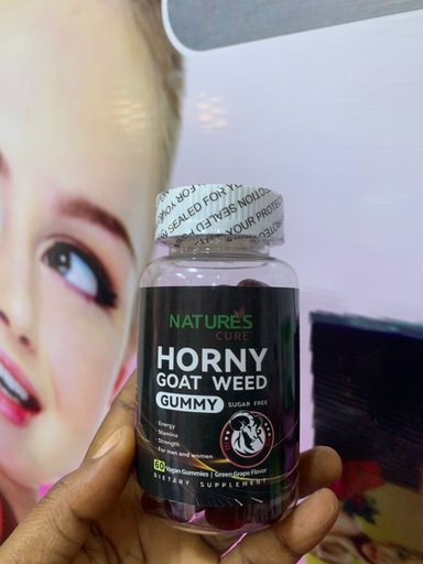NATURES CURE HORNY GOAT WEED GUMMY DIRETARY SUPPLEMENT